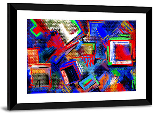 Layered Hand Drawn Composition Wall Art