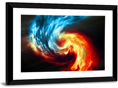 Smoky Spiral Vortex Wall Art