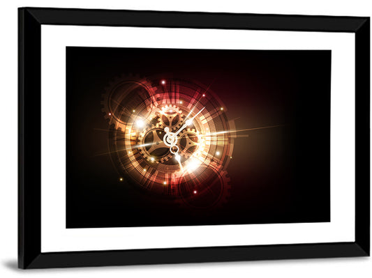 Steampunk Time Machine Concept Wall Art