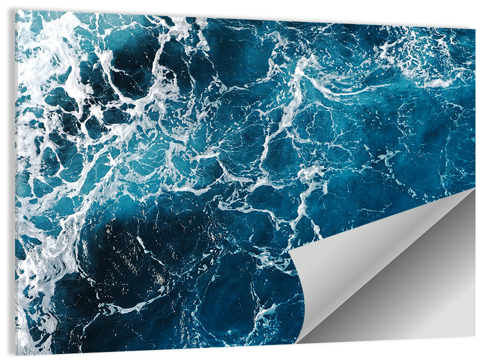 Aerial Sea Texture Wall Art