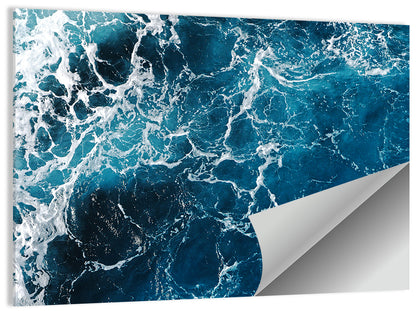 Aerial Sea Texture Wall Art