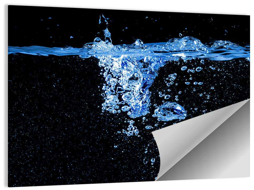 Underwater Bubble Motion Wall Art