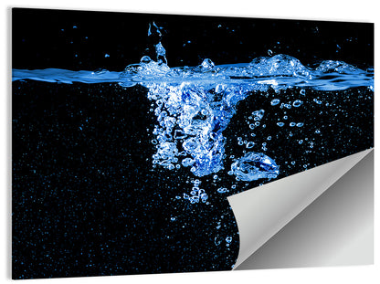 Underwater Bubble Motion Wall Art