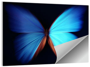 Blue Butterfly Wall Art