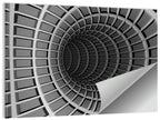 Metal Tunnel Abstraction Wall Art
