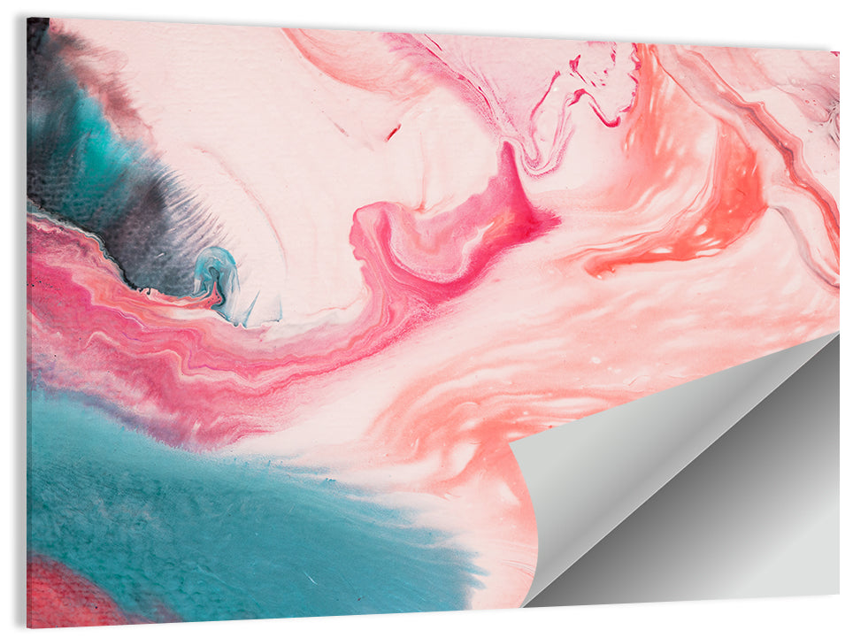 Marbled Swirl Abstract Wall Art