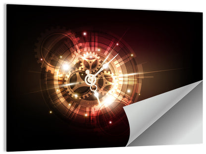 Steampunk Time Machine Concept Wall Art