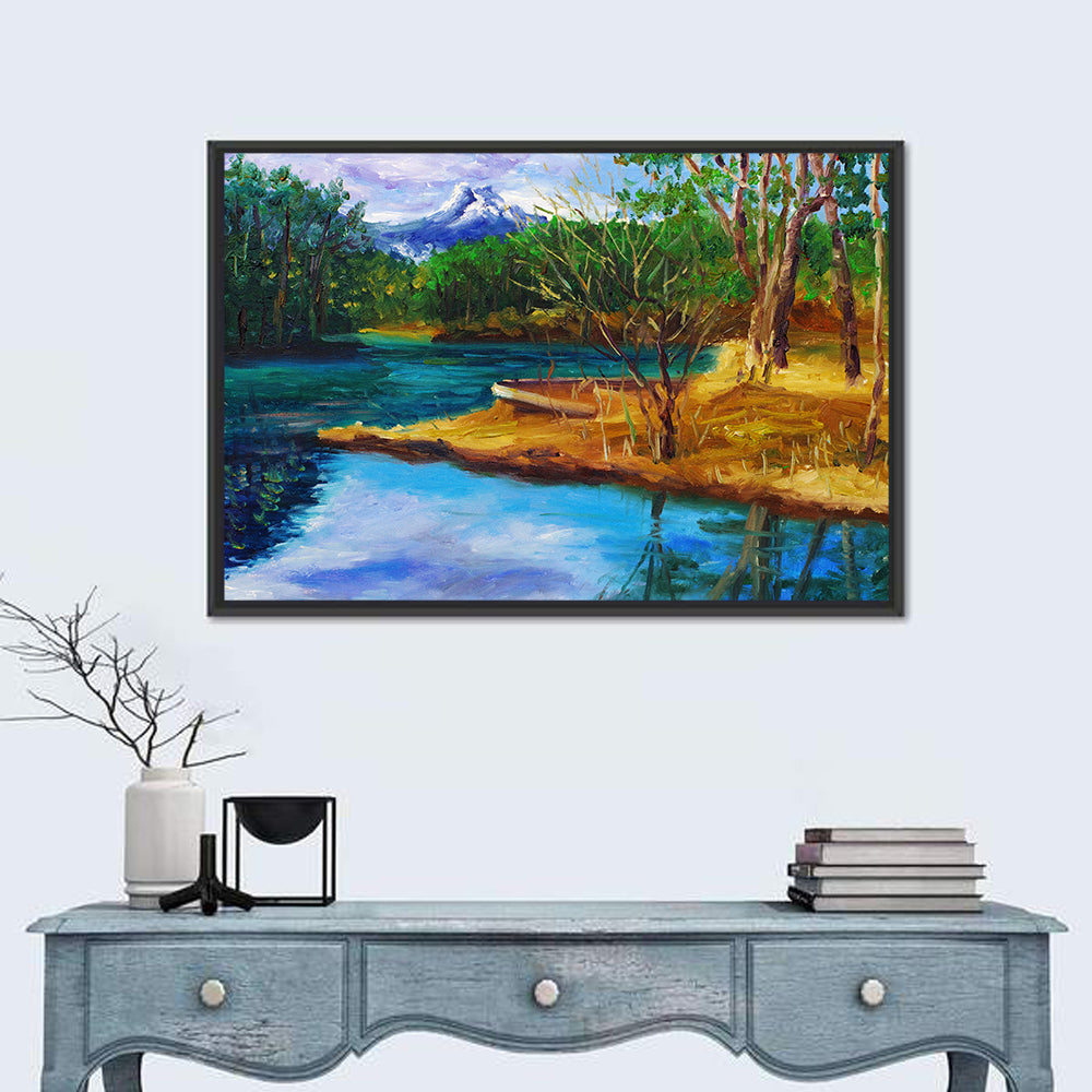 Autumn Mountain Stream Wall Art