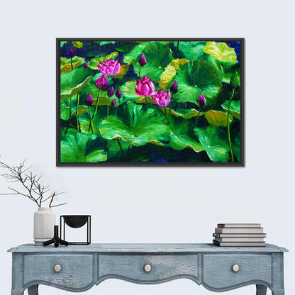 Lotus Illustration Wall Art