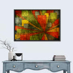 Radial City Cubes Wall Art