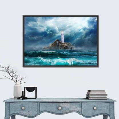 Rocky Island Lighthouse Wall Art