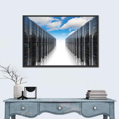 Data Center Corridor Cloudscape Wall Art