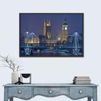 Big Ben Night Skyline Wall Art