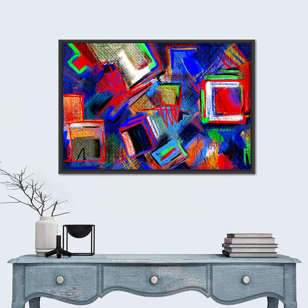 Layered Hand Drawn Composition Wall Art