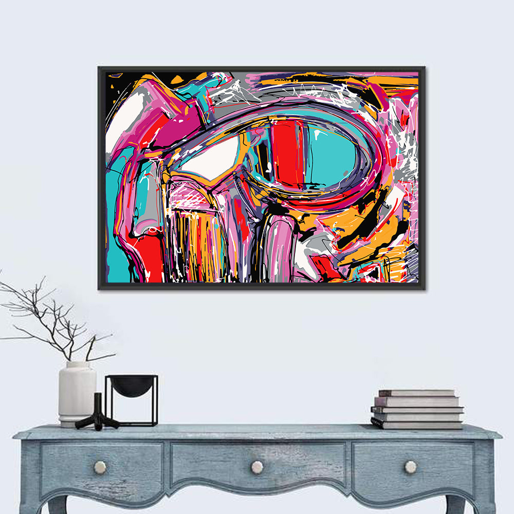 Elliptical Swirl Abstract Wall Art