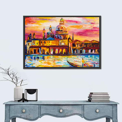 Venetian Sunset Oil Painting Wall Art