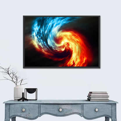 Smoky Spiral Vortex Wall Art