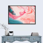 Marbled Swirl Abstract Wall Art