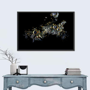 Crystallized Vitamin C Wall Art