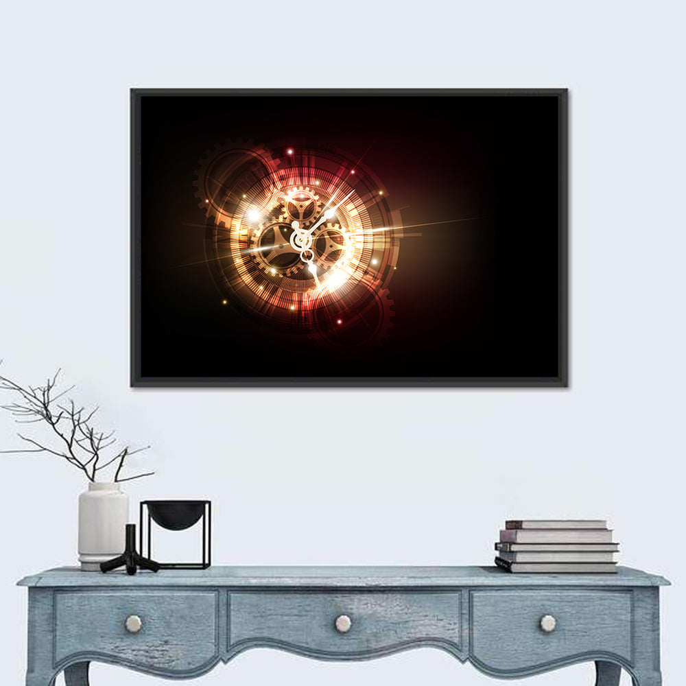 Steampunk Time Machine Concept Wall Art