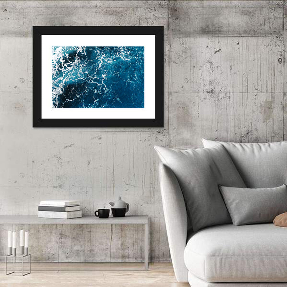 Aerial Sea Texture Wall Art