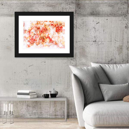 Scattered Dried Rose Petals Wall Art