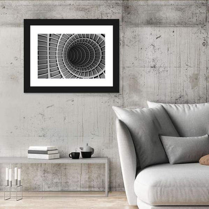 Metal Tunnel Abstraction Wall Art