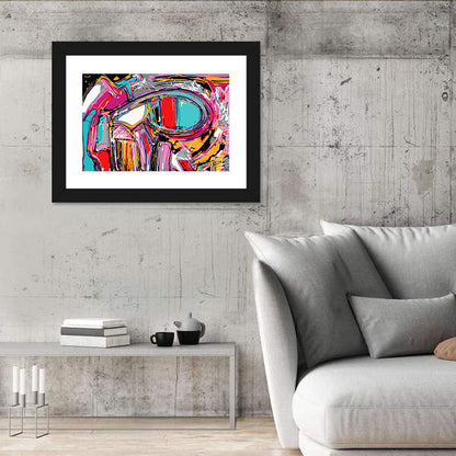 Elliptical Swirl Abstract Wall Art