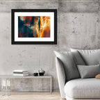 Ember and Smoke Abstract Wall Art