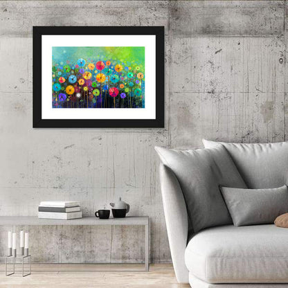 Dreamy Wildflower Watercolor Wall Art