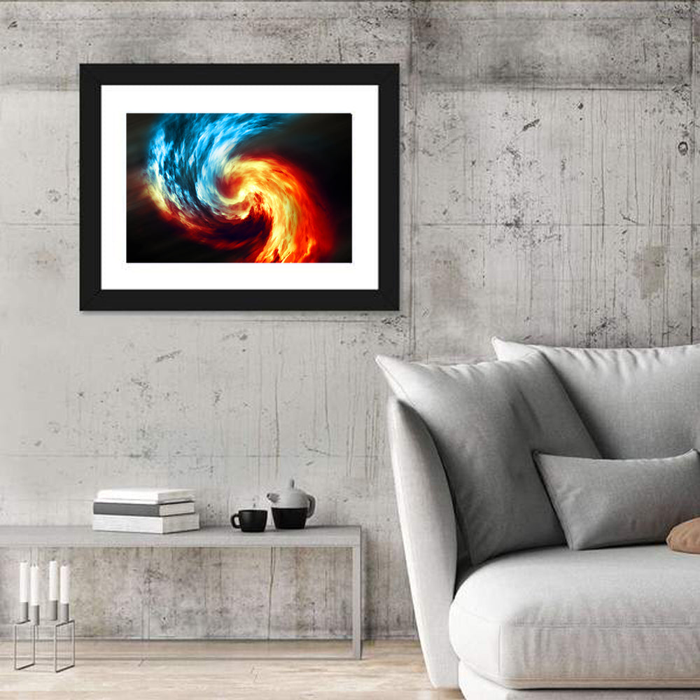 Smoky Spiral Vortex Wall Art