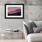Misty Lavender Hills Wall Art