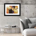 Merging Continents Textured Abstract Wall Art