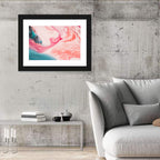 Marbled Swirl Abstract Wall Art