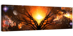 Amber Fantasy Landscape Wall Art