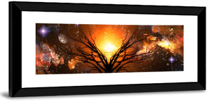 Amber Fantasy Landscape Wall Art