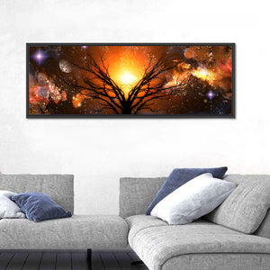 Amber Fantasy Landscape Wall Art