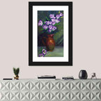 Balloon Flowers in Copper Pitcher Wall Art