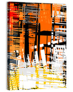 Urban Geometric Grunge Abstract Wall Art