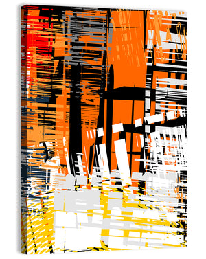 Colorful Grunge Abstract Wall Art