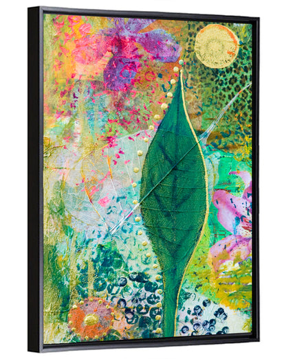 Green Leaf Botanical Collage Wall Art
