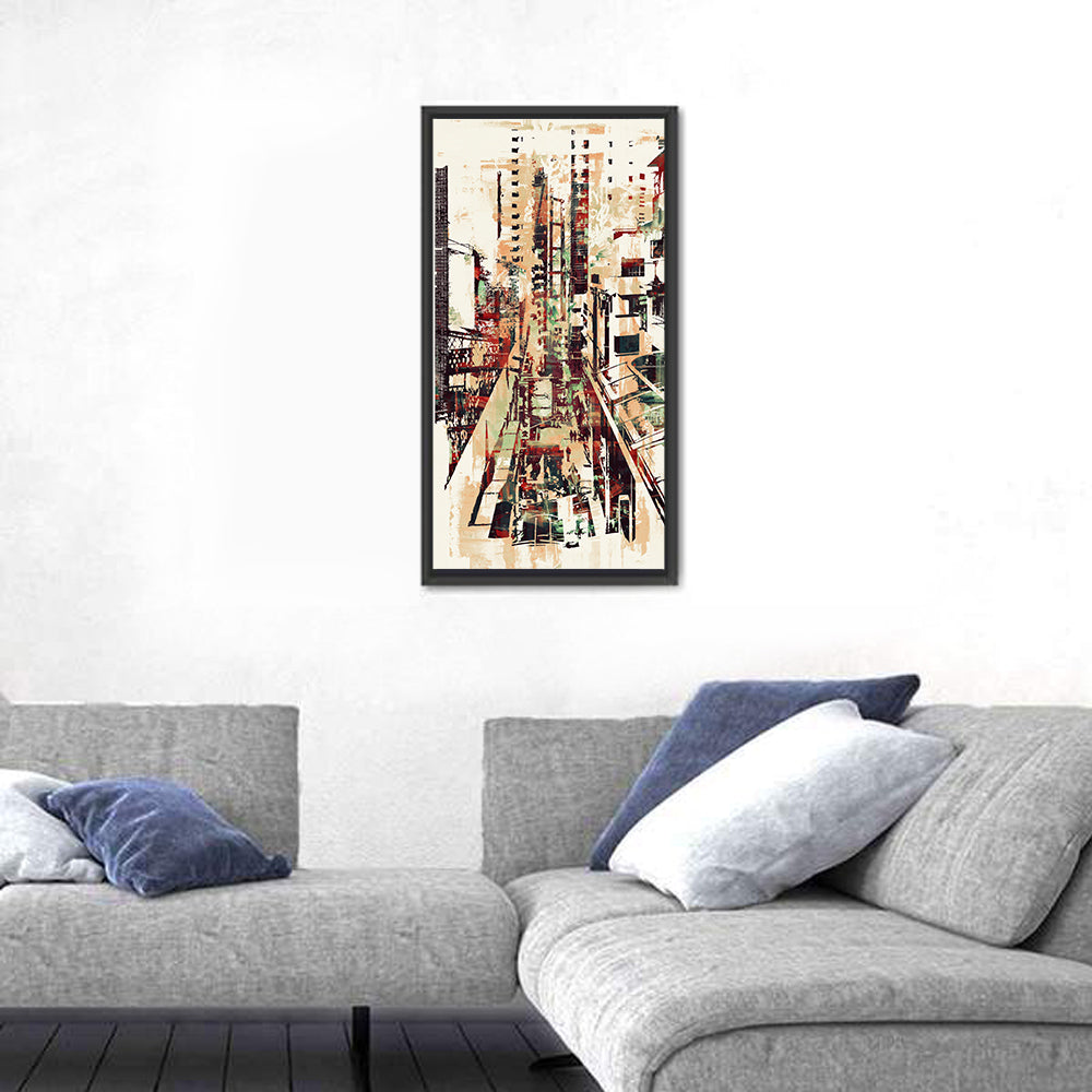 Moody City Corridor Abstract Wall Art