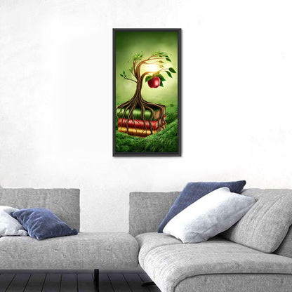 Knowledge Tree with Forbidden Fruit Wall Art