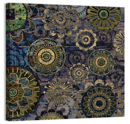 Vintage Floral Mandala Wall Art