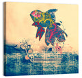 Ornamental Goldfish Illustration Wall Art