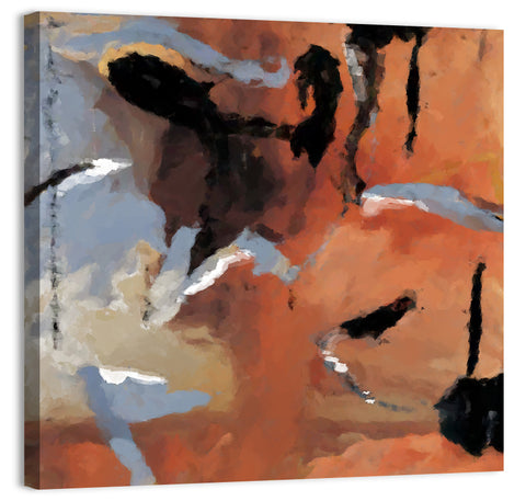 Barking Dog Gestural Abstract Wall Art