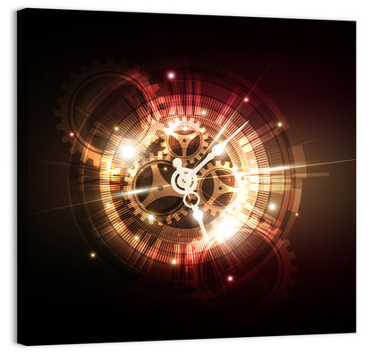 Steampunk Time Machine Concept Wall Art