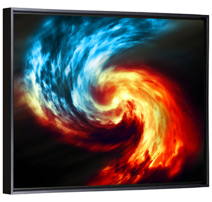 Smoky Spiral Vortex Wall Art