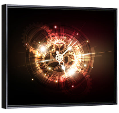 Steampunk Time Machine Concept Wall Art