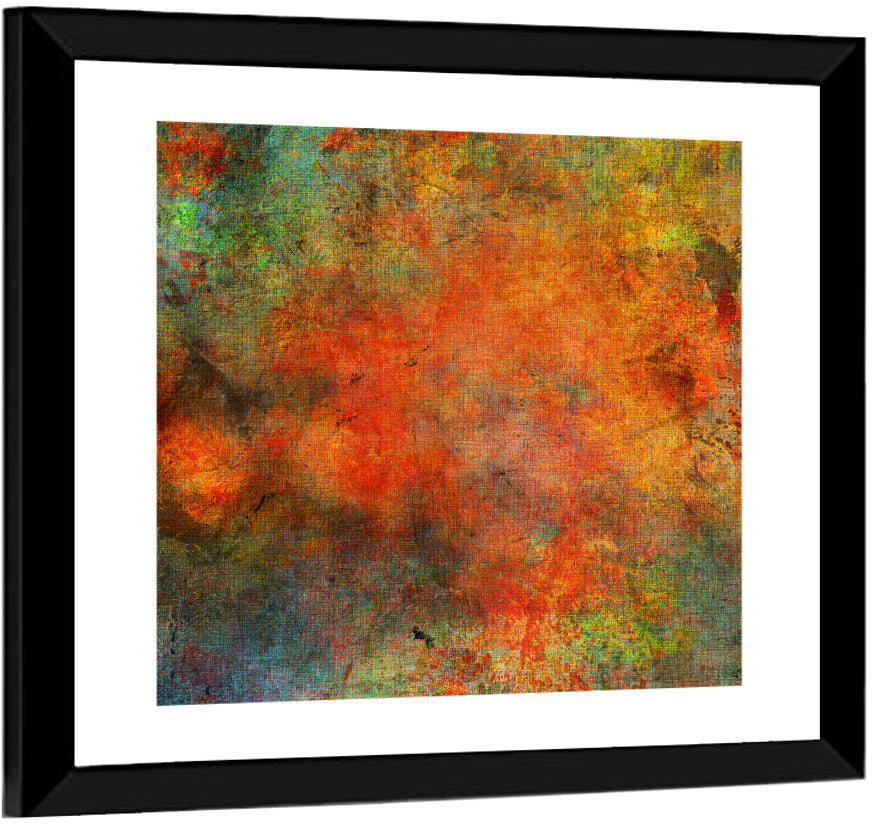 Bright Autumn Texture Wall Art